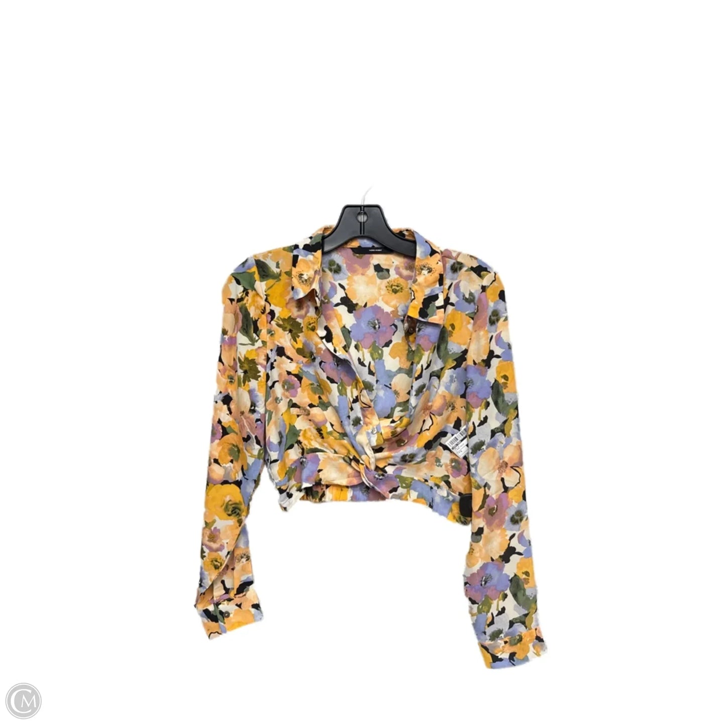 Top Long Sleeve By Vero Moda In Floral Print, Size: S