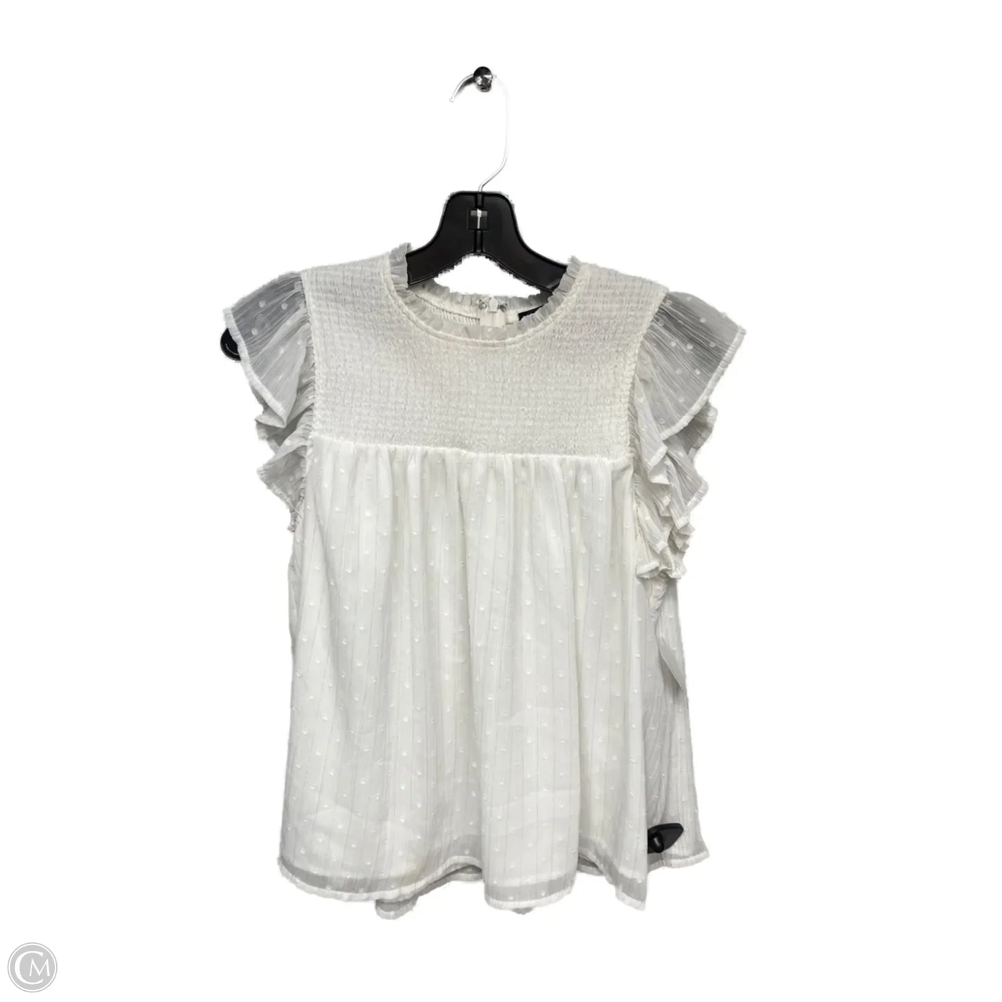 Top Sleeveless By Aqua In White, Size: S