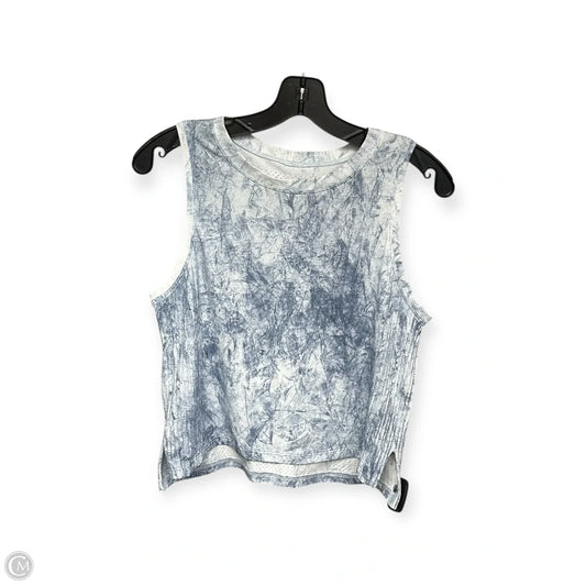 Athletic Tank Top By Lululemon In Blue & White, Size: S