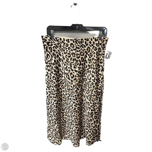 Skirt Midi By J. Crew In Animal Print, Size: M