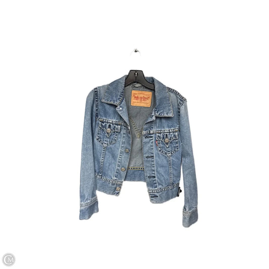 Jacket Denim By Levis In Blue Denim, Size: S
