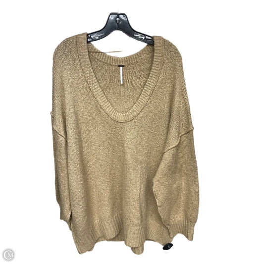 Sweater By Free People In Brown, Size: Xl