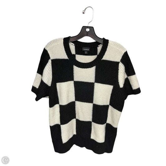Top Short Sleeve By Torrid In Black & White, Size: 2x
