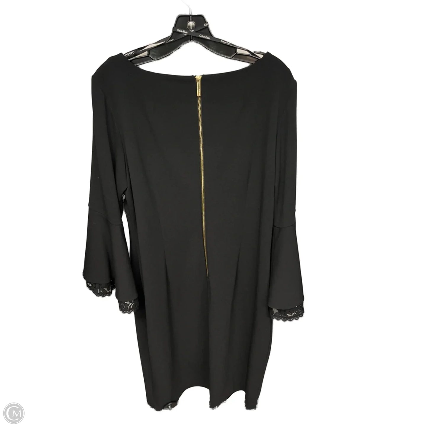 Dress Casual Midi By Calvin Klein In Black, Size: Xl