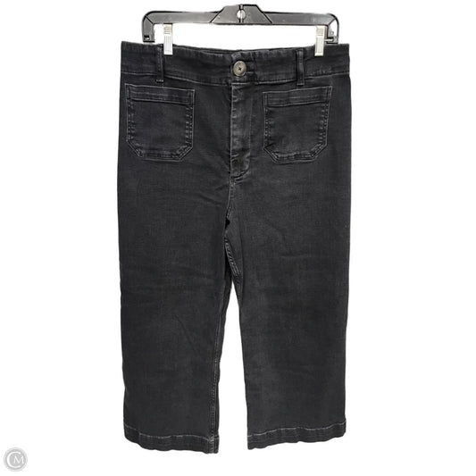 Jeans Wide Leg By Pilcro In Black, Size: 14