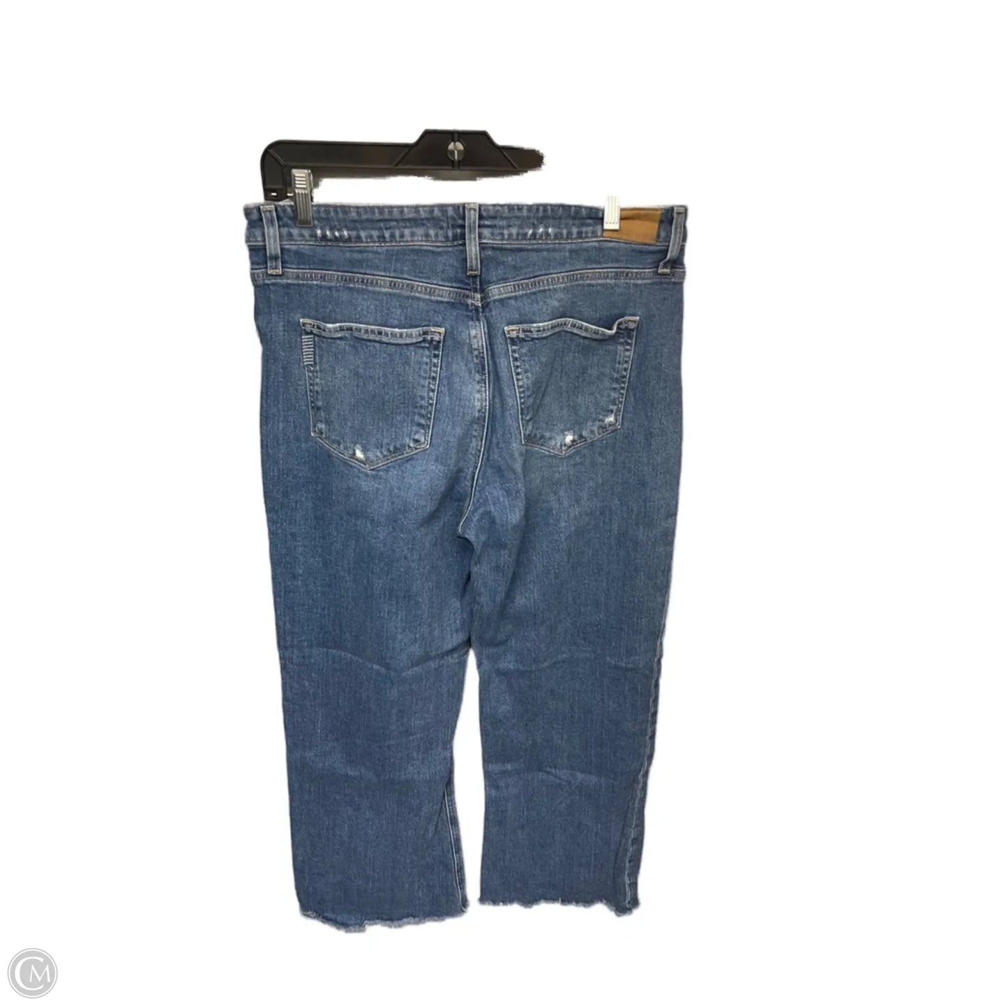 Jeans Wide Leg By Paige In Blue Denim, Size: 12