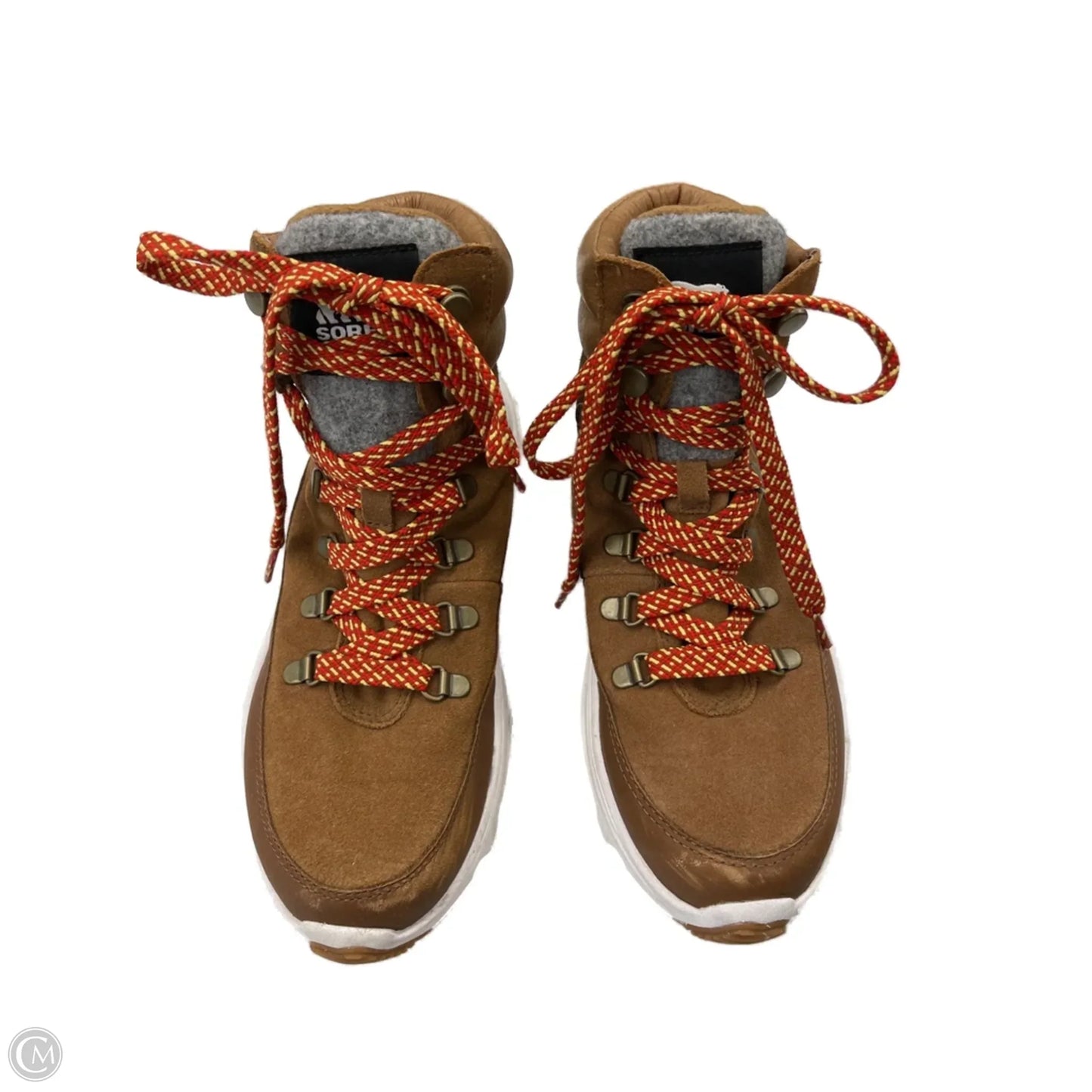 Boots Snow By Sorel In Brown & Cream, Size: 9