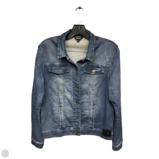 Jacket Shirt By Buffalo David Bitton In Blue, Size: M