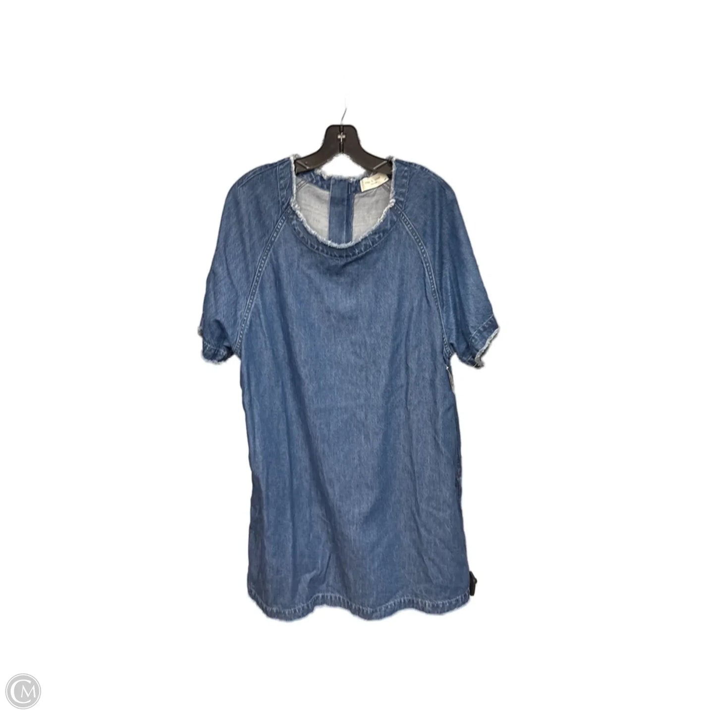 Dress Casual Midi By Rag And Bone In Blue, Size: L