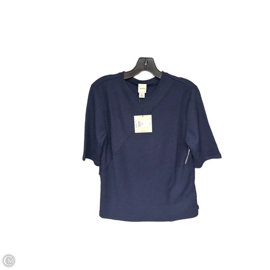 Top Short Sleeveless by Calvin Klein in Navy, Size: L