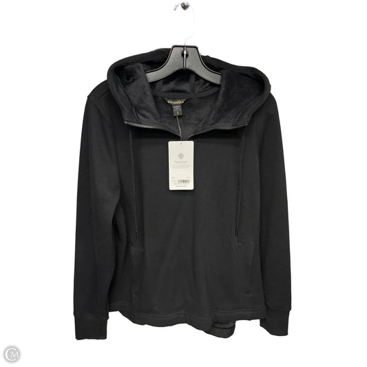 Sweatshirt Hoodie By Athleta In Black, Size: S