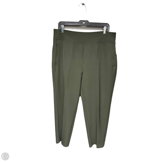 Athletic Pants By Athleta In Green, Size: 14