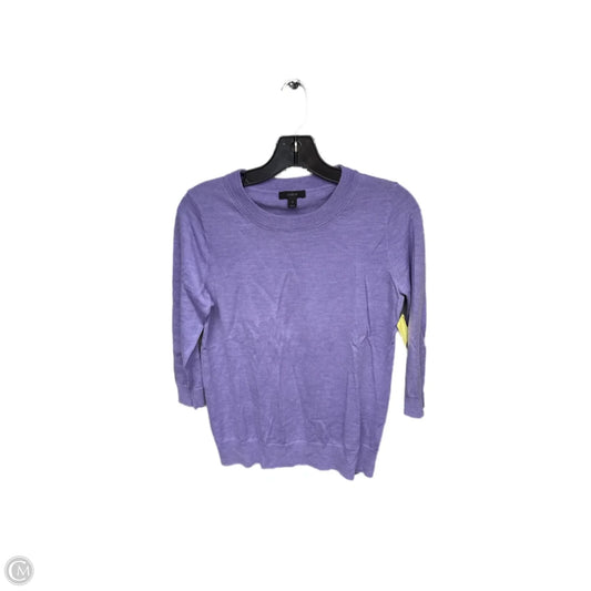 Sweater By J. Crew In Purple, Size: S