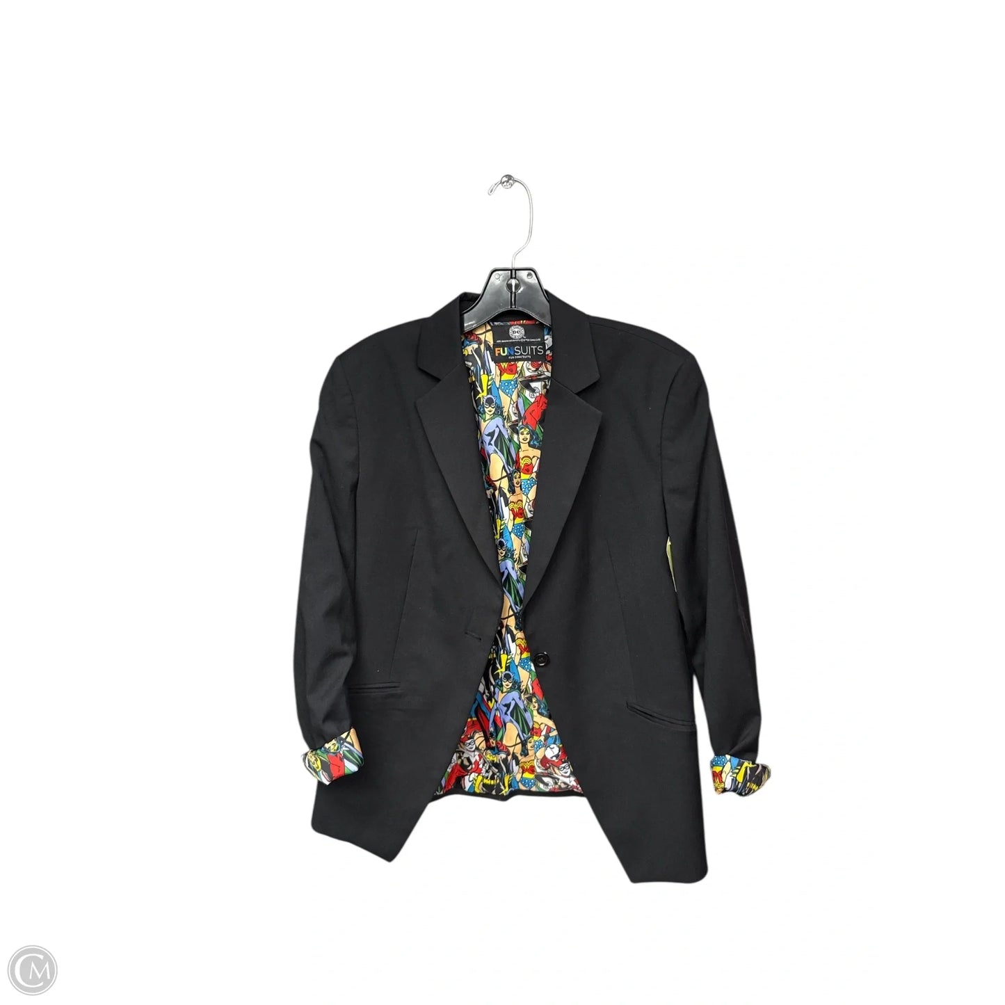 Blazer By Clothes Mentor In Black, Size: S