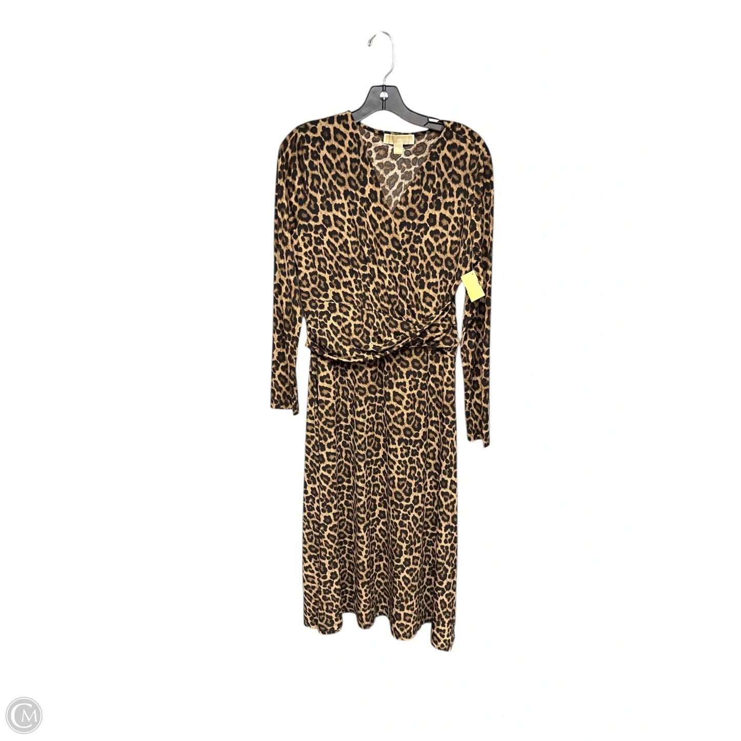 Dress Party Midi By Michael By Michael Kors In Animal Print, Size: L