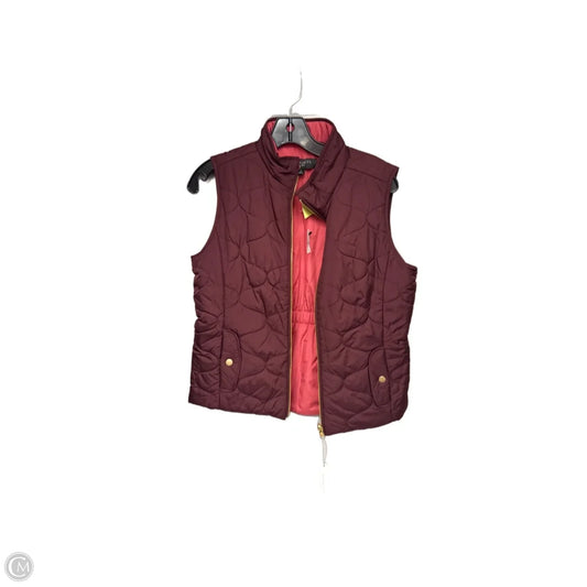 Vest Puffer & Quilted By Talbots In Maroon, Size: Sp
