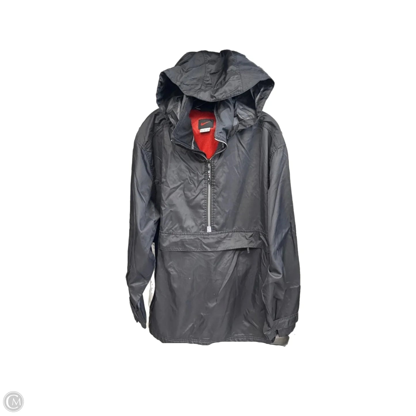 Athletic Jacket By Nike Apparel In Black, Size: L