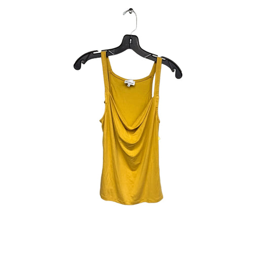 Top Sleeveless By Heartloom In Yellow, Size: M