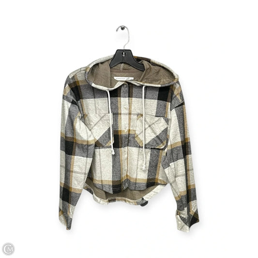 Top Long Sleeve By Altard State In Plaid Pattern, Size: S