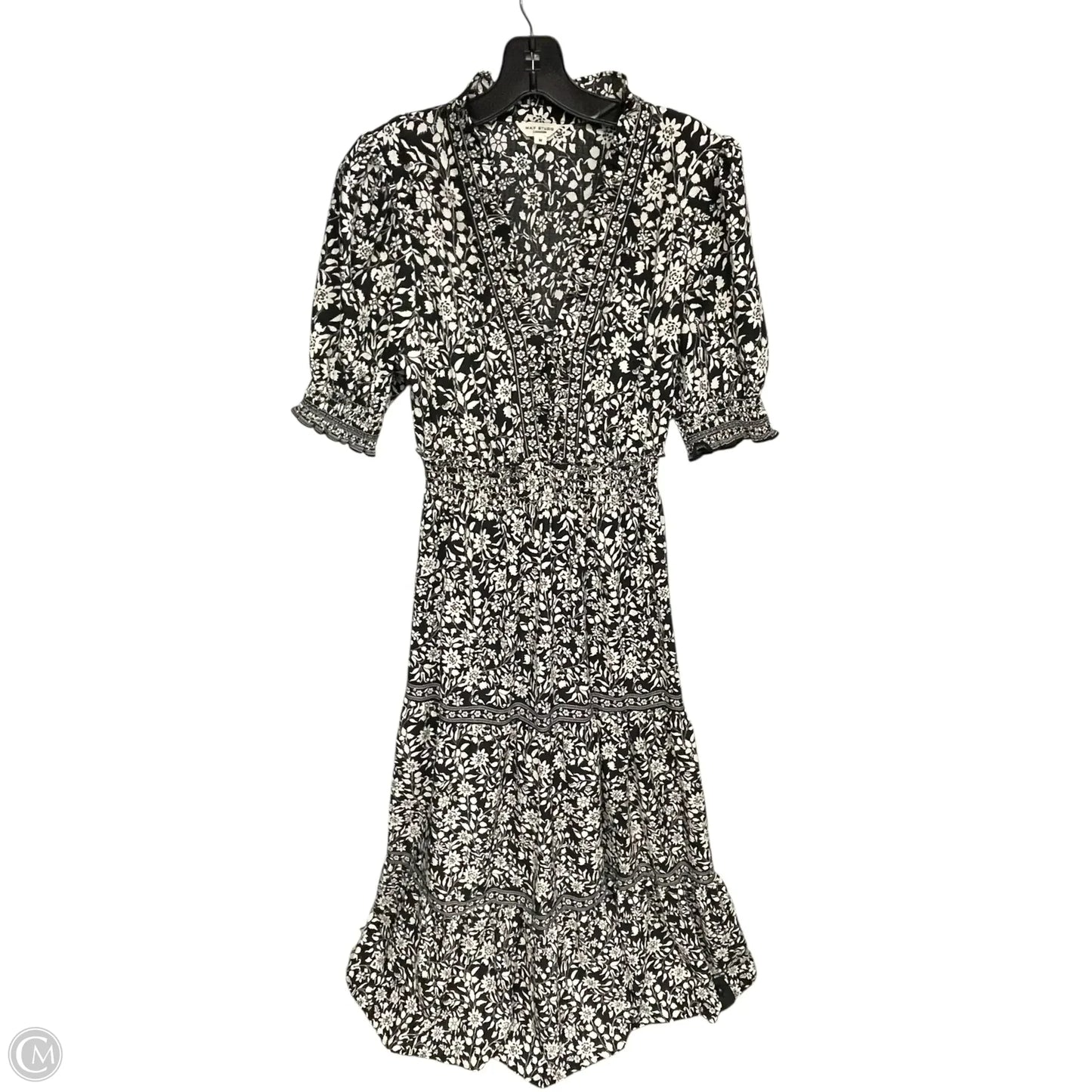 Dress Casual Maxi By Max Studio In Black & White, Size: M
