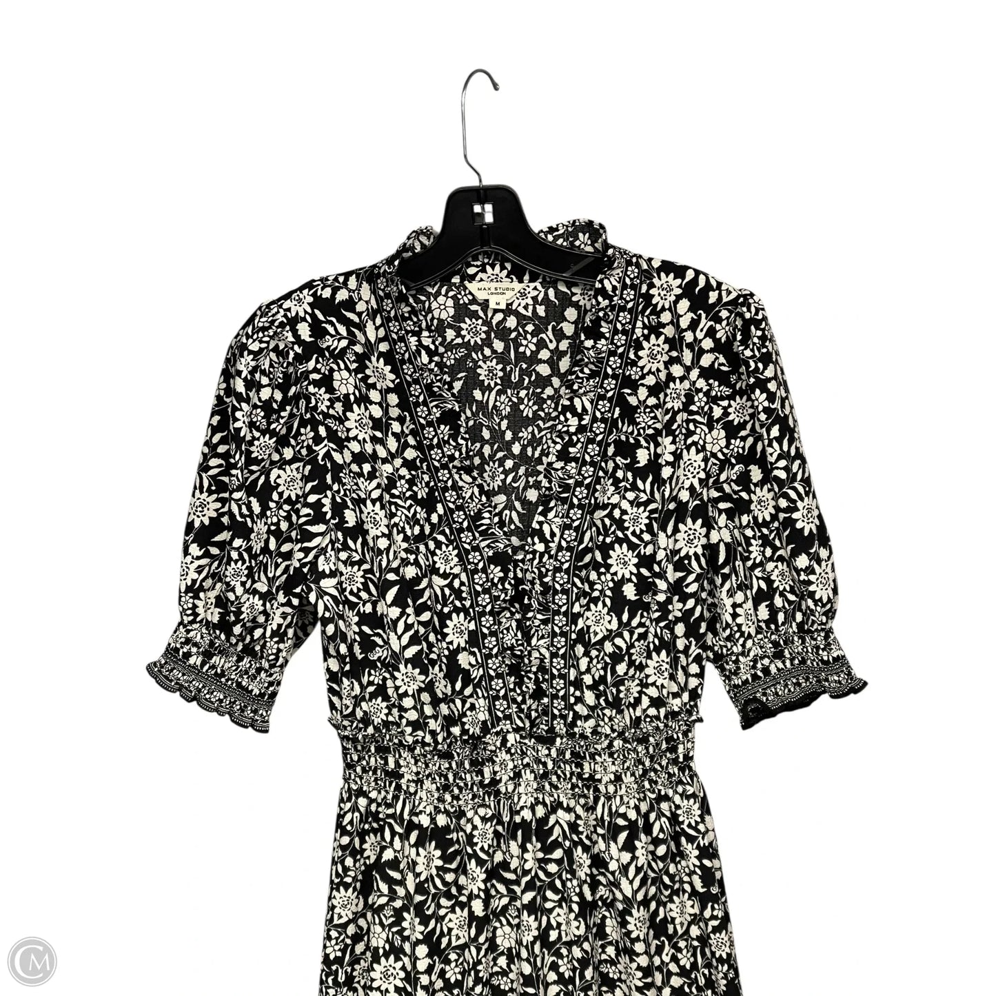 Dress Casual Maxi By Max Studio In Black & White, Size: M