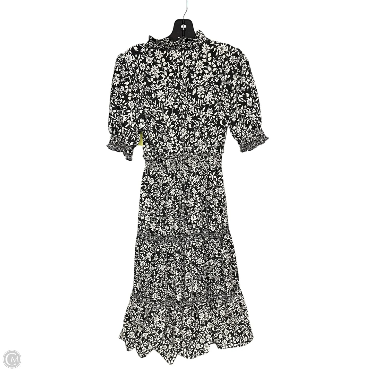 Dress Casual Maxi By Max Studio In Black & White, Size: M