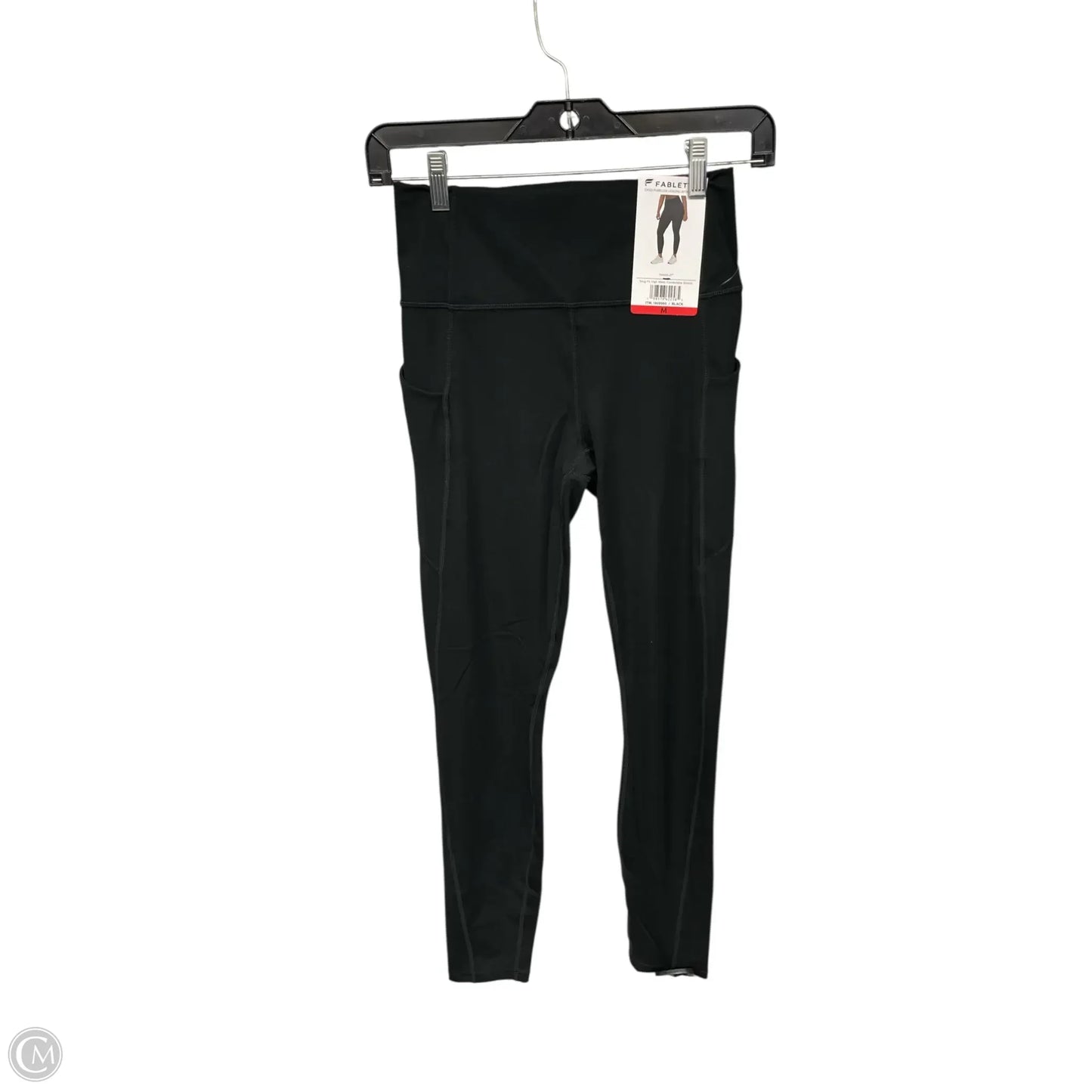 Athletic Leggings By Fabletics In Black, Size: M