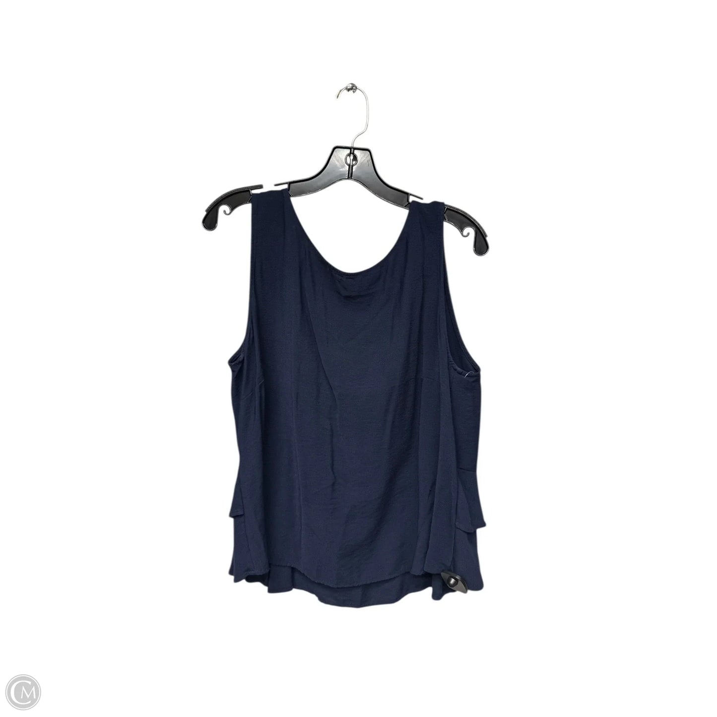 Top Sleeveless By Loft In Navy, Size: Xl