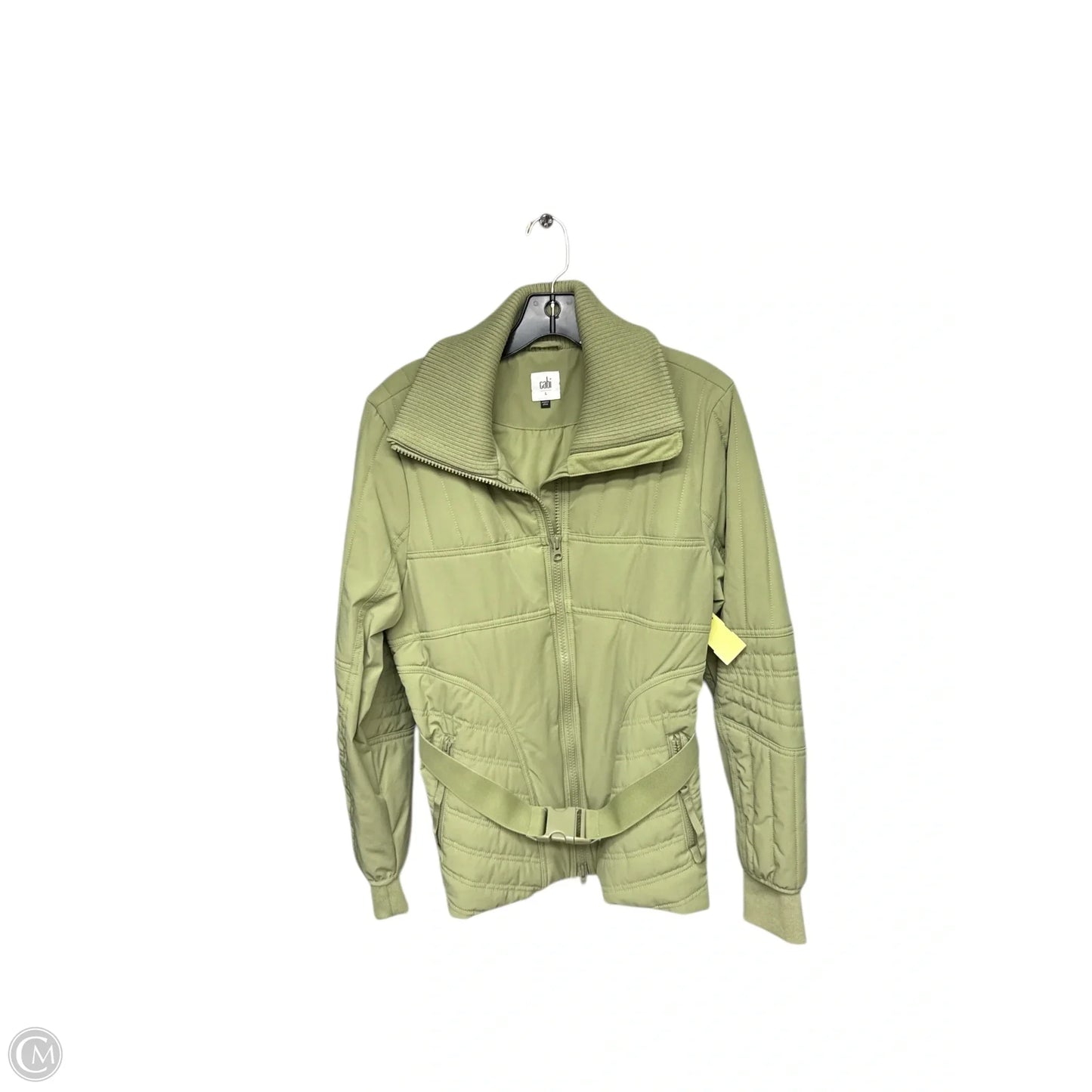 Jacket Puffer & Quilted By Cabi In Green, Size: L