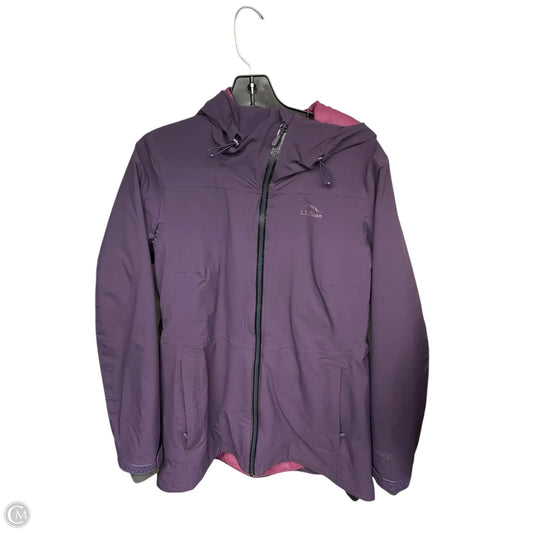 Jacket Windbreaker By L.l. Bean In Purple, Size: S