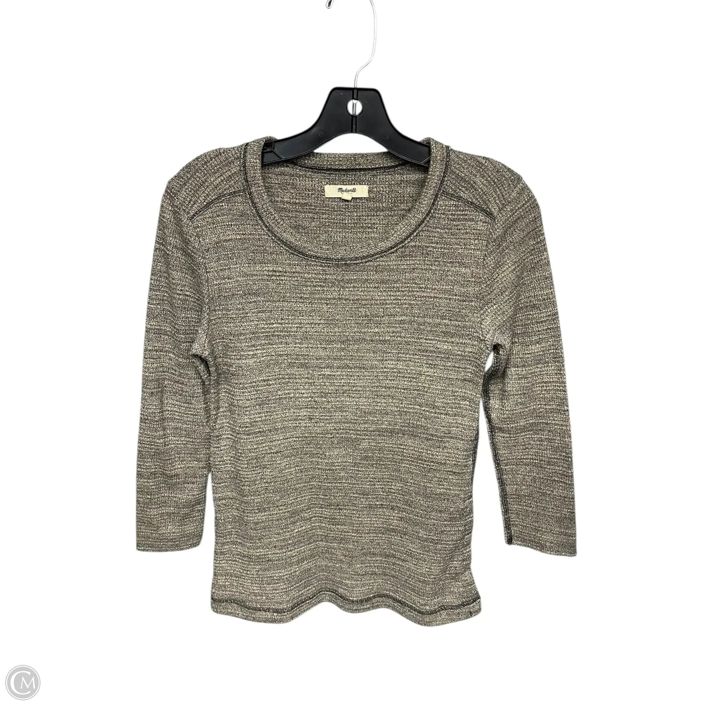 Top Long Sleeve By Madewell In Tan, Size: M
