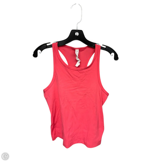 Athletic Tank Top By Lululemon In Pink, Size: 12