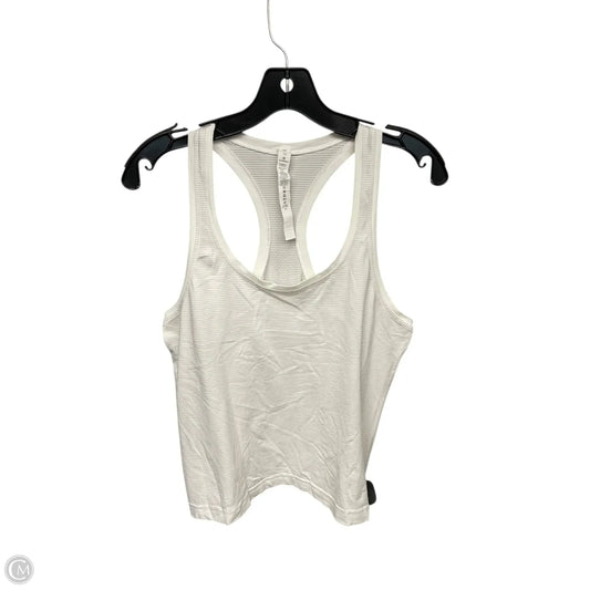 Athletic Tank Top By Lululemon In White, Size: 10