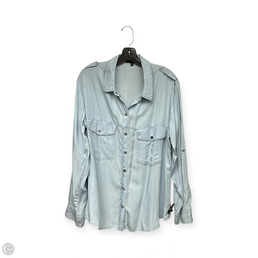 Top Long Sleeve By Sanctuary In Blue, Size: Xl