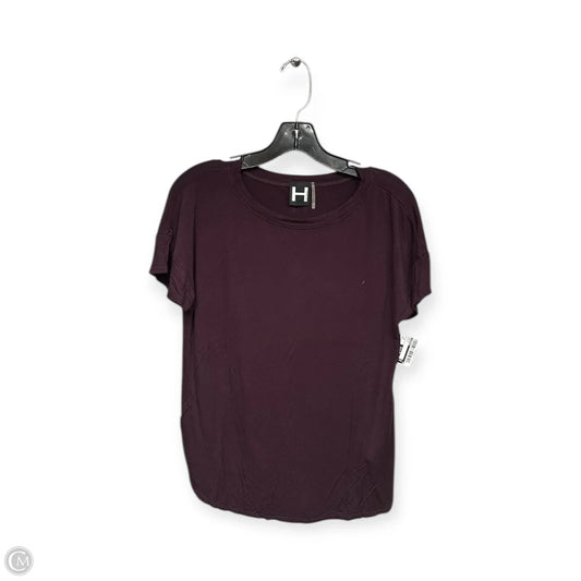 Top Short Sleeve By Bordeaux In Purple, Size: S