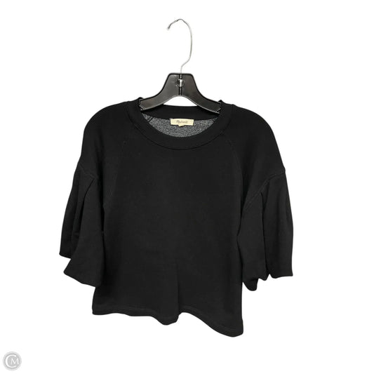 Top Short Sleeve By Madewell In Black, Size: M