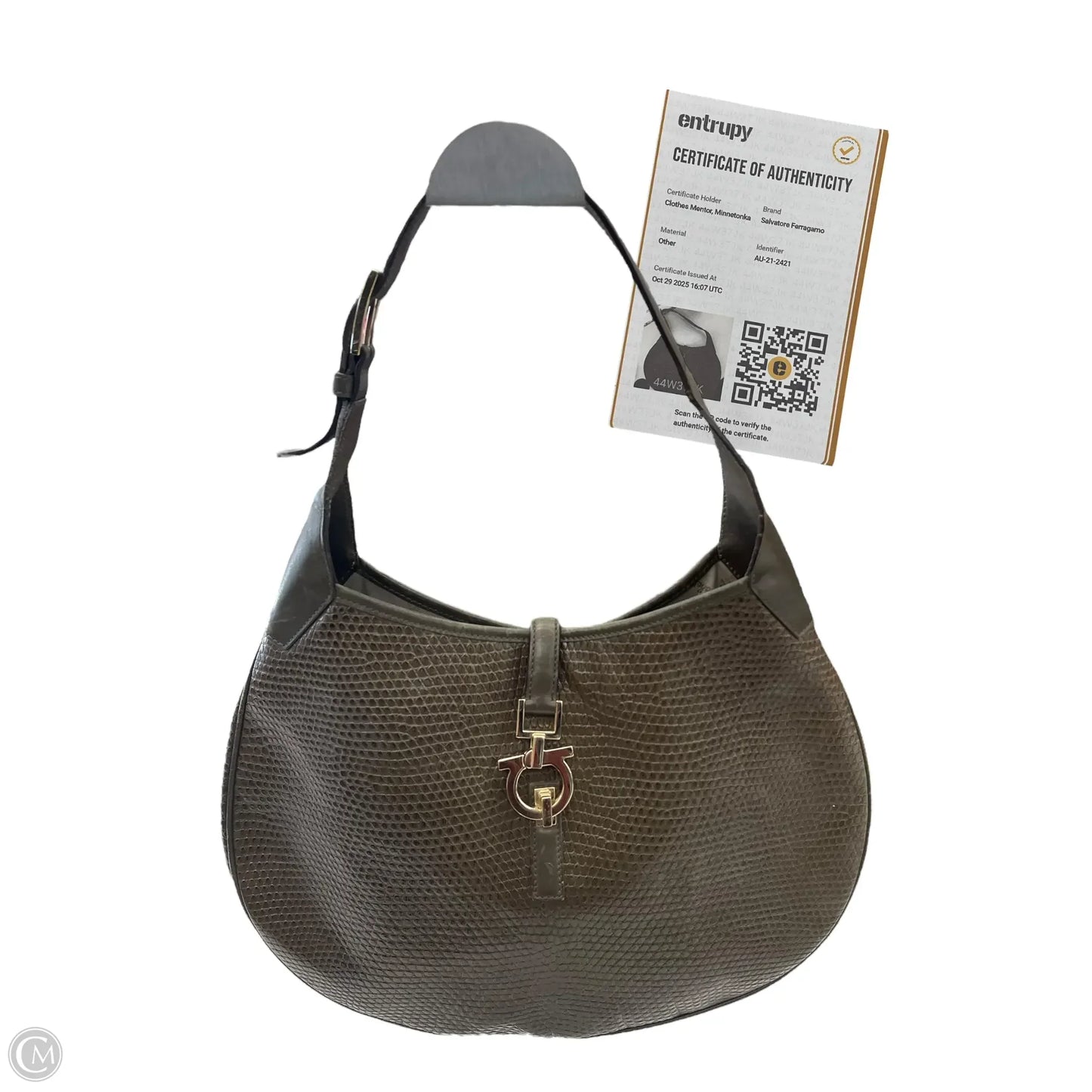 Handbag Luxury Designer By Ferragamo, Size: Medium