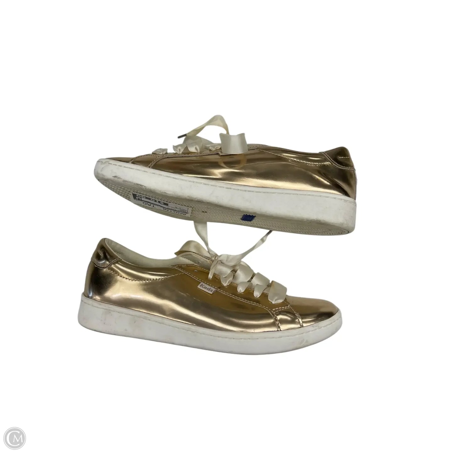 Shoes Flats By Keds In Gold, Size: 8.5