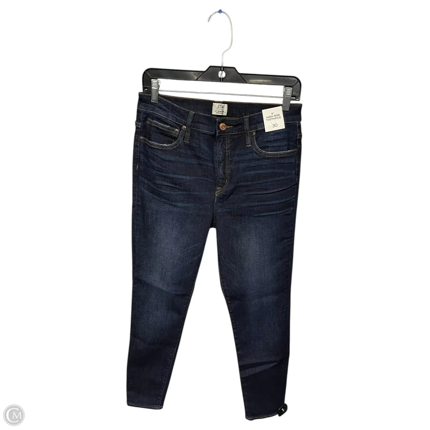 Jeans Skinny By J. Crew In Blue Denim, Size: 30