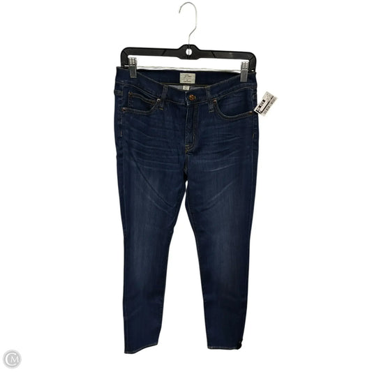 Jeans Skinny By J. Crew In Blue Denim, Size: 8