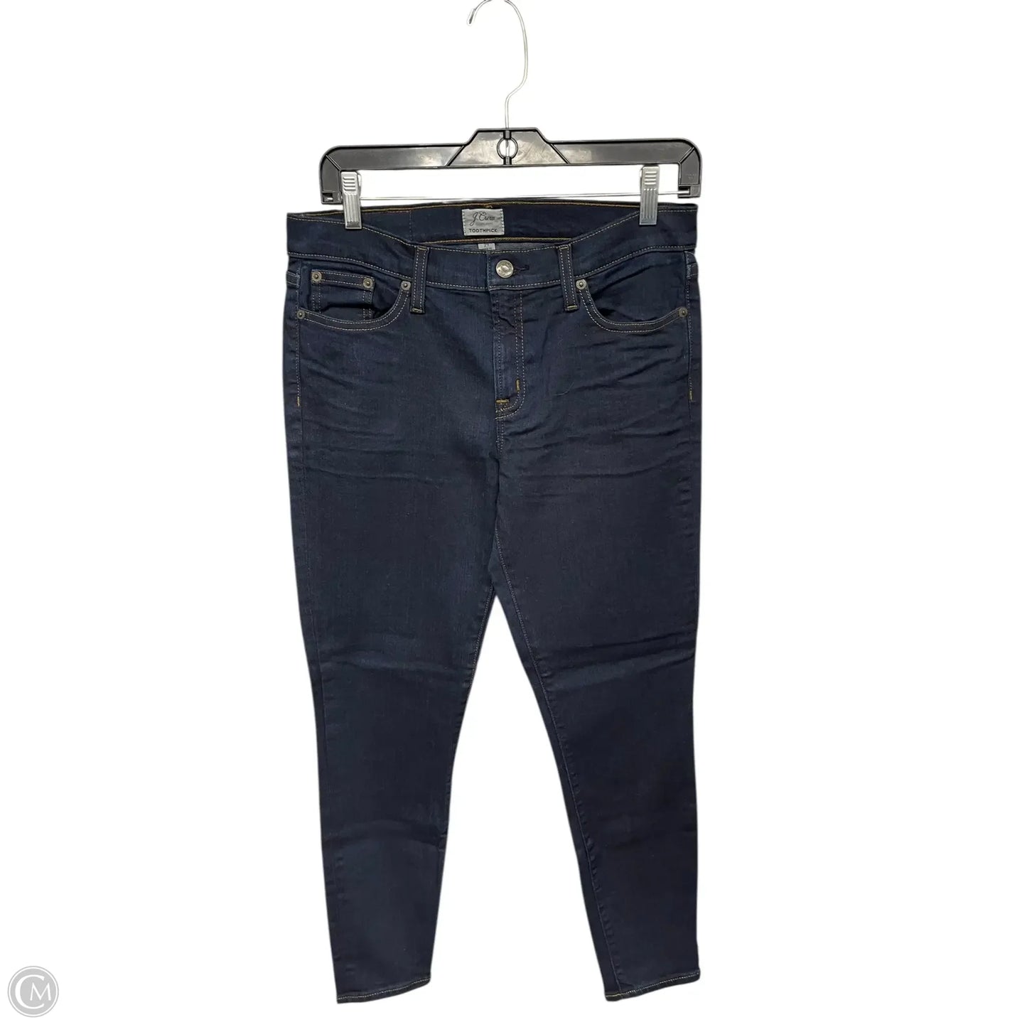 Jeans Skinny By J. Crew In Blue Denim, Size: 8