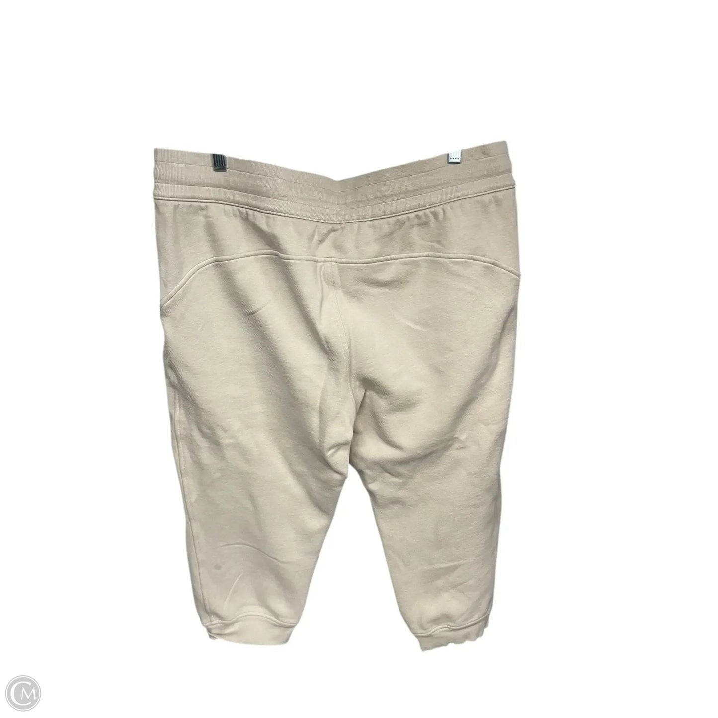 Athletic Pants By Lululemon In Cream, Size: 16