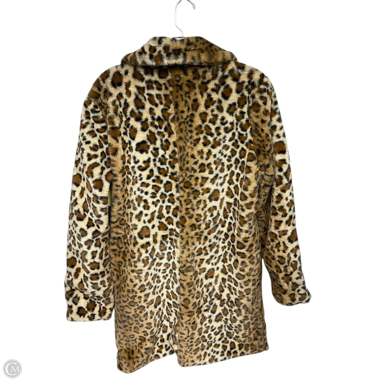 Jacket Faux Fur & Sherpa By Ci Sono In Animal Print, Size: Xl