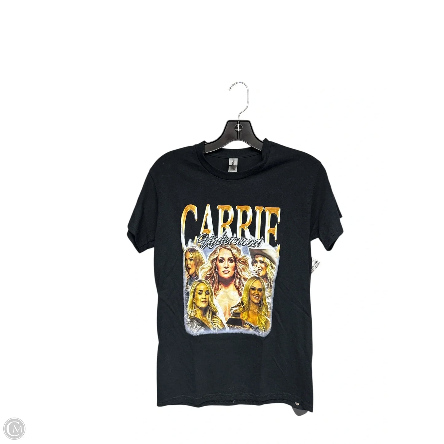 Top Short Sleeve By Clothes Mentor In Black, Size: S