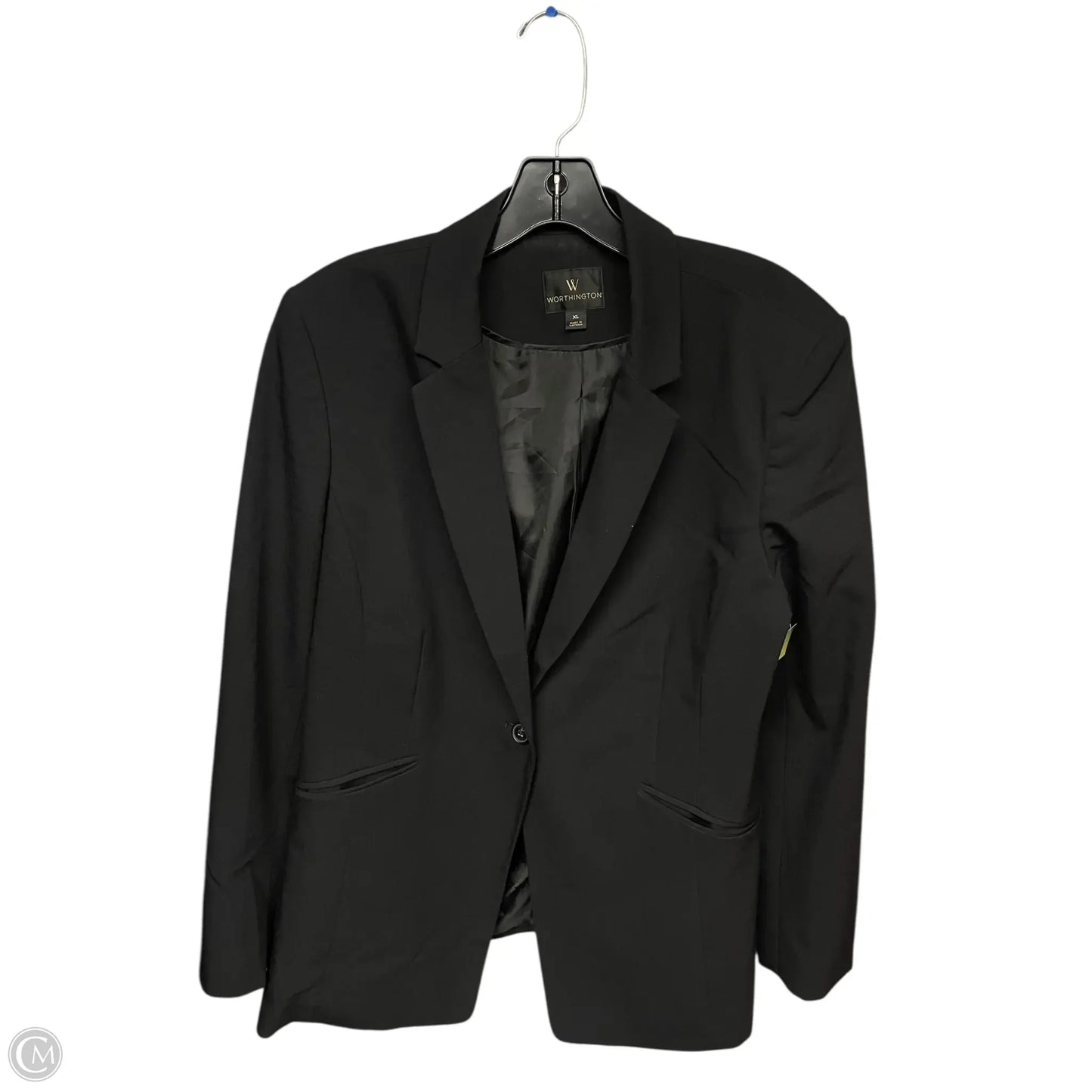 Blazer By Worthington In Black, Size: Xl