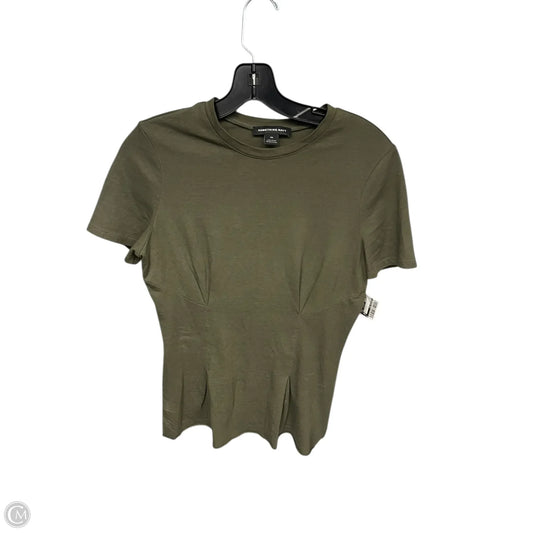 Top Short Sleeve By Something Navy In Green, Size: Xs