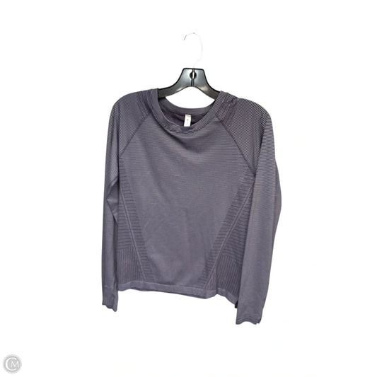 Athletic Top Long Sleeve Crewneck By Athleta In Blue, Size: M