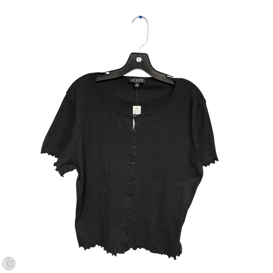Top Short Sleeve By J. Crew In Black, Size: 2x