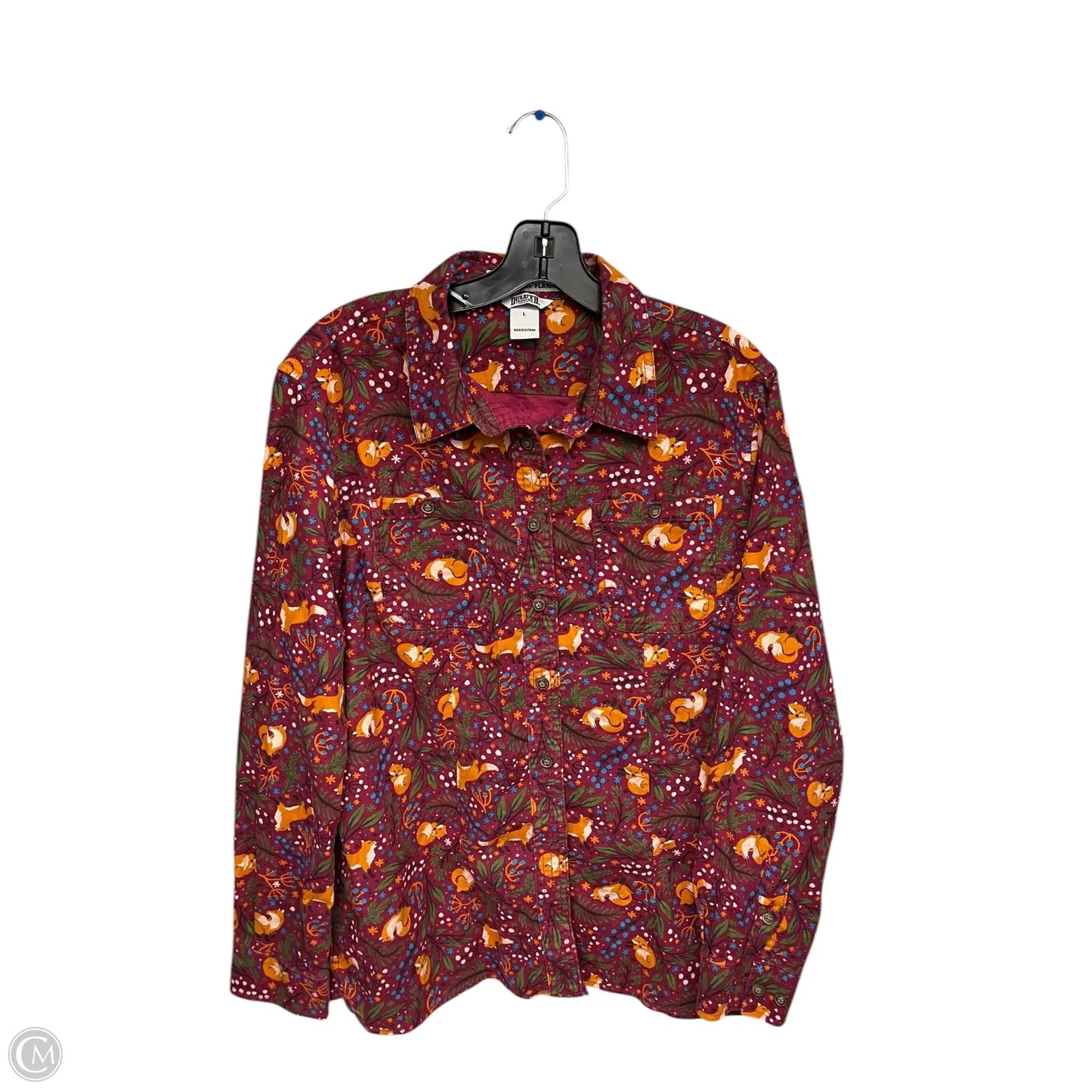 Top Long Sleeve By Duluth Trading In Purple, Size: L