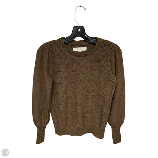 Sweater By Loft In Brown, Size: S